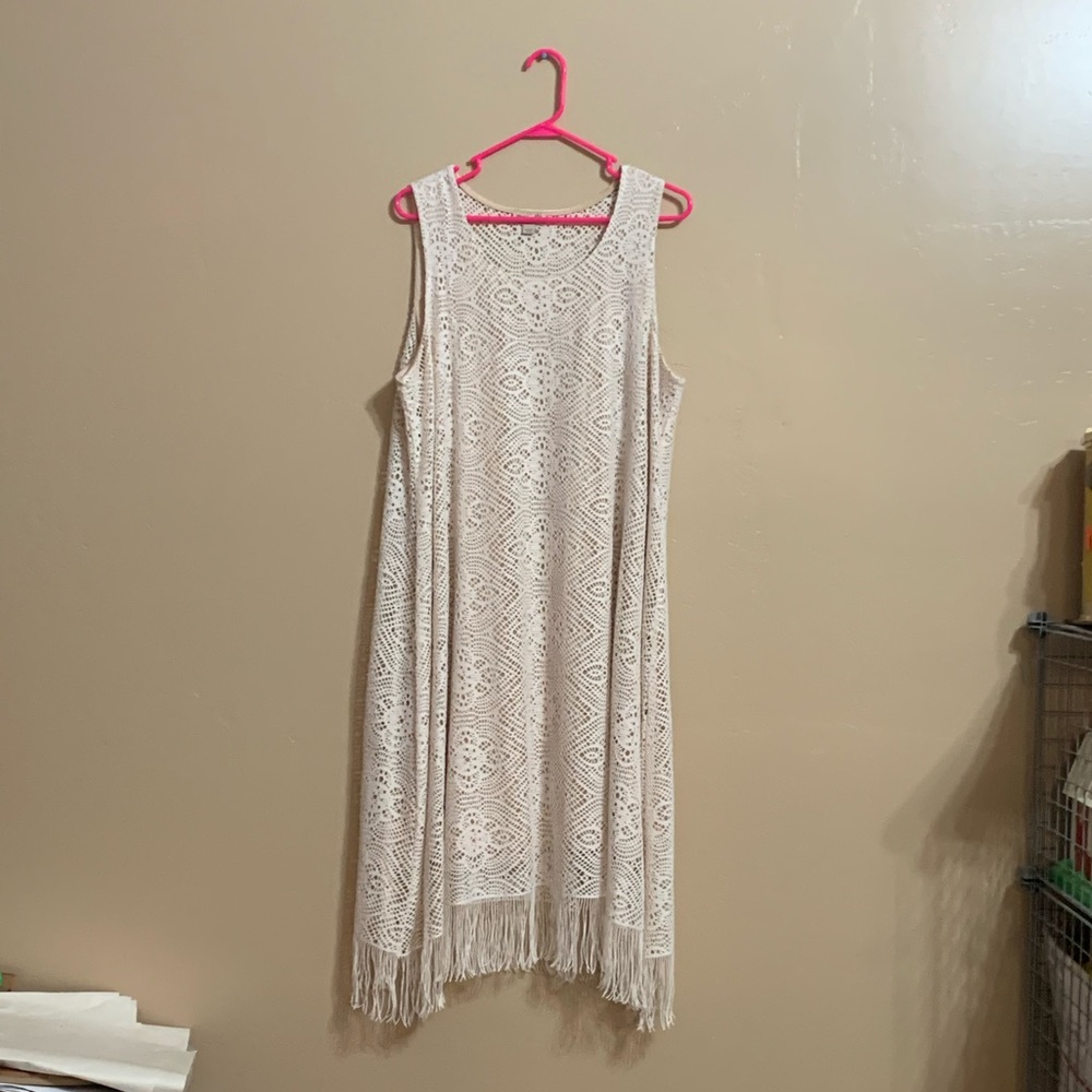 Boho Lace tank dress